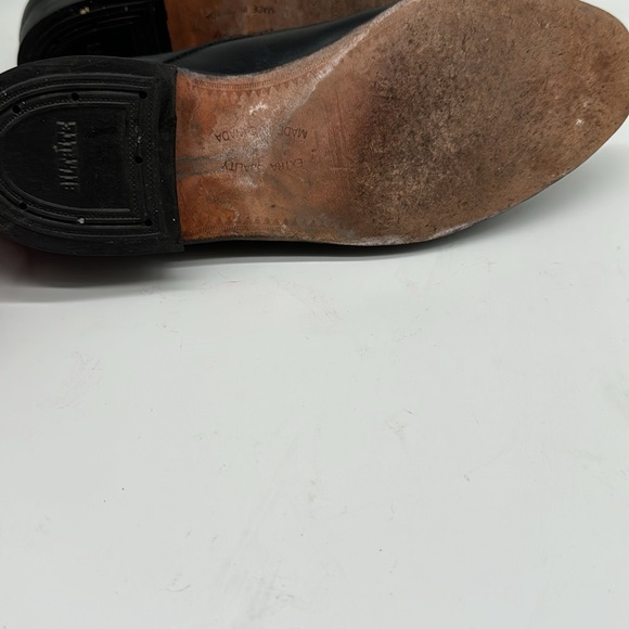 Dack’s Bespoke Quality 9. Black leather derby beautiful condition. - Picture 6 of 6